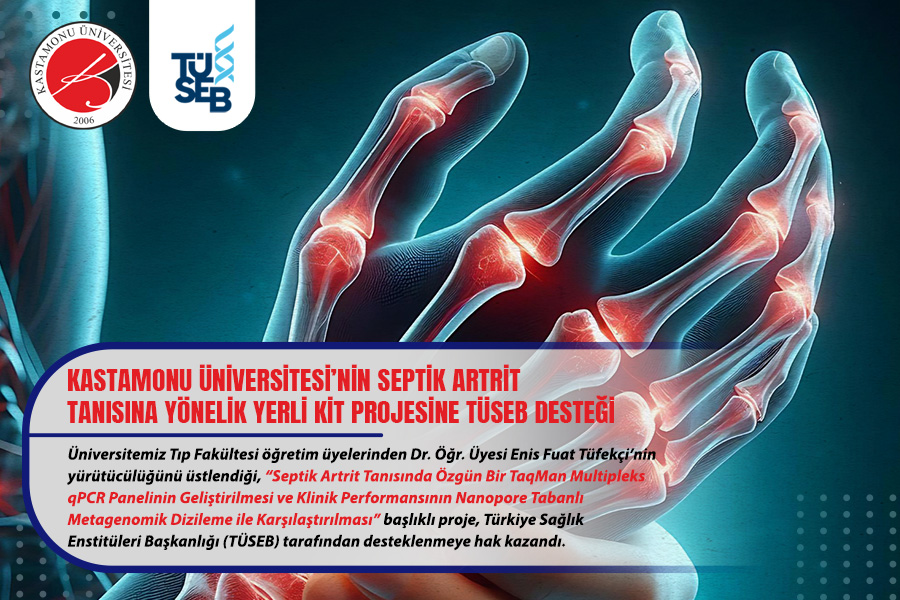 Septik Artrit Tanısına Yönelik Yerli Kit Projesine TÜSEB Desteği